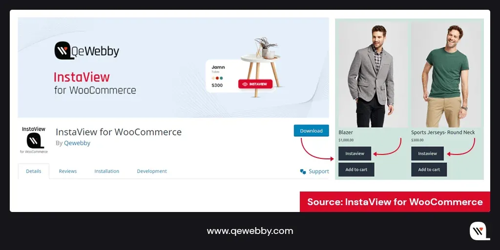 Install and enable the InstaView for WooCommerce Plugin