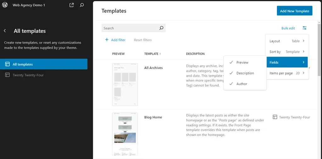 Tailored Presentation Options