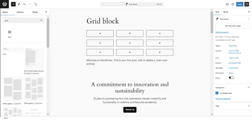 Enhanced Grid Layout and Font Library