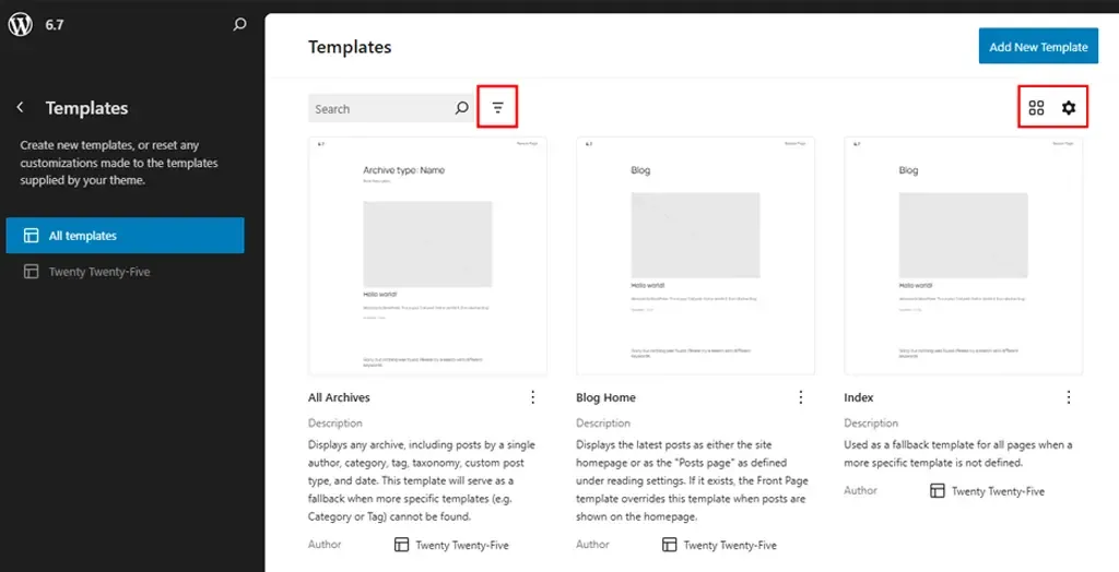 Improved Block Library Patterns