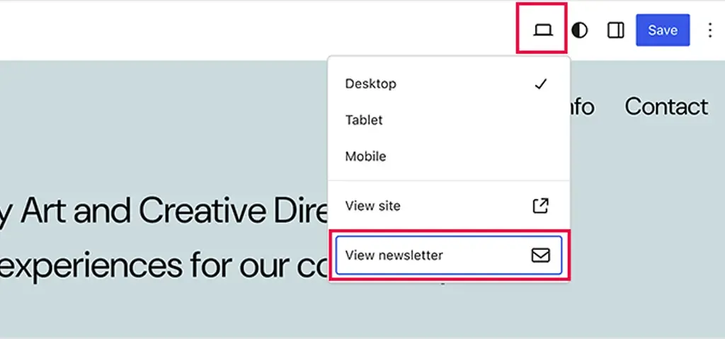 Preview Options API
