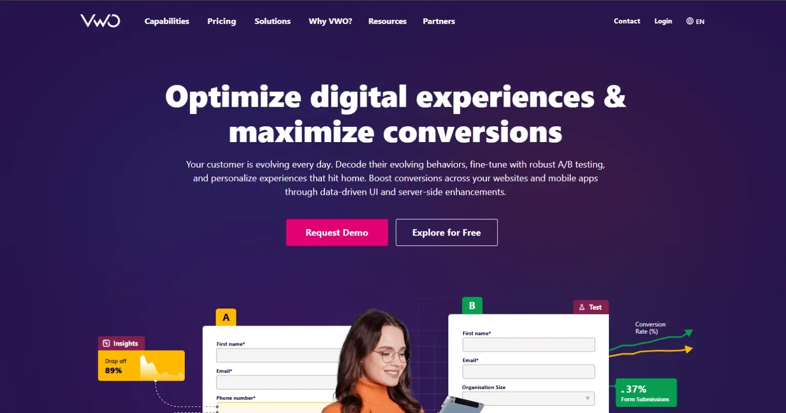 visua website optimizer