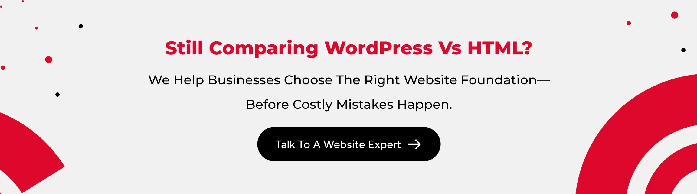 talk to wesbite expert
