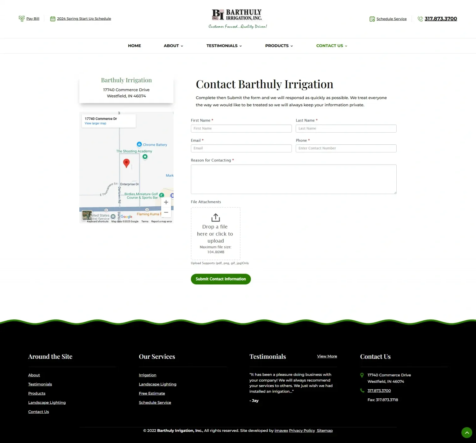 Barthuly irrigation inc 2 contact Barthuly irrigation inc 2 contact