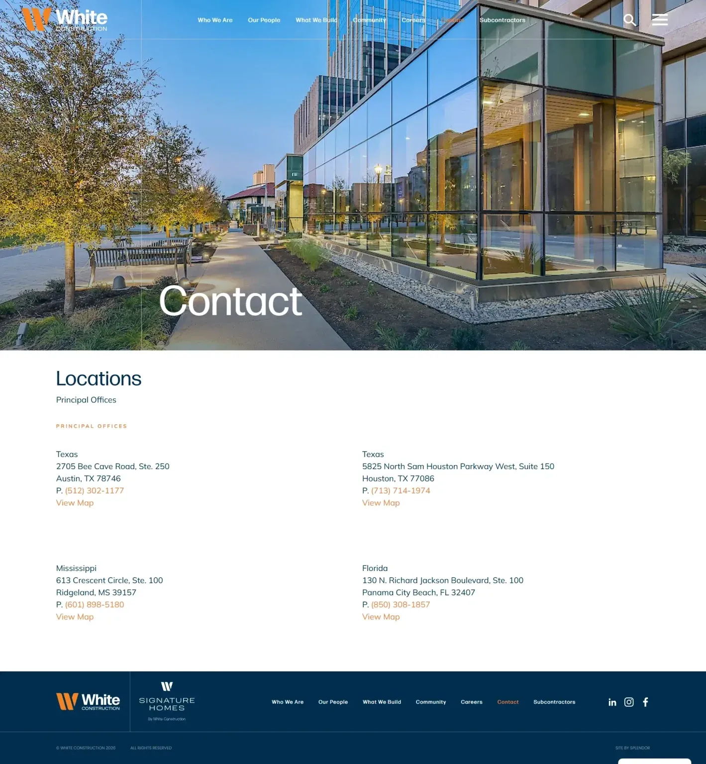 Contact page Contact page
