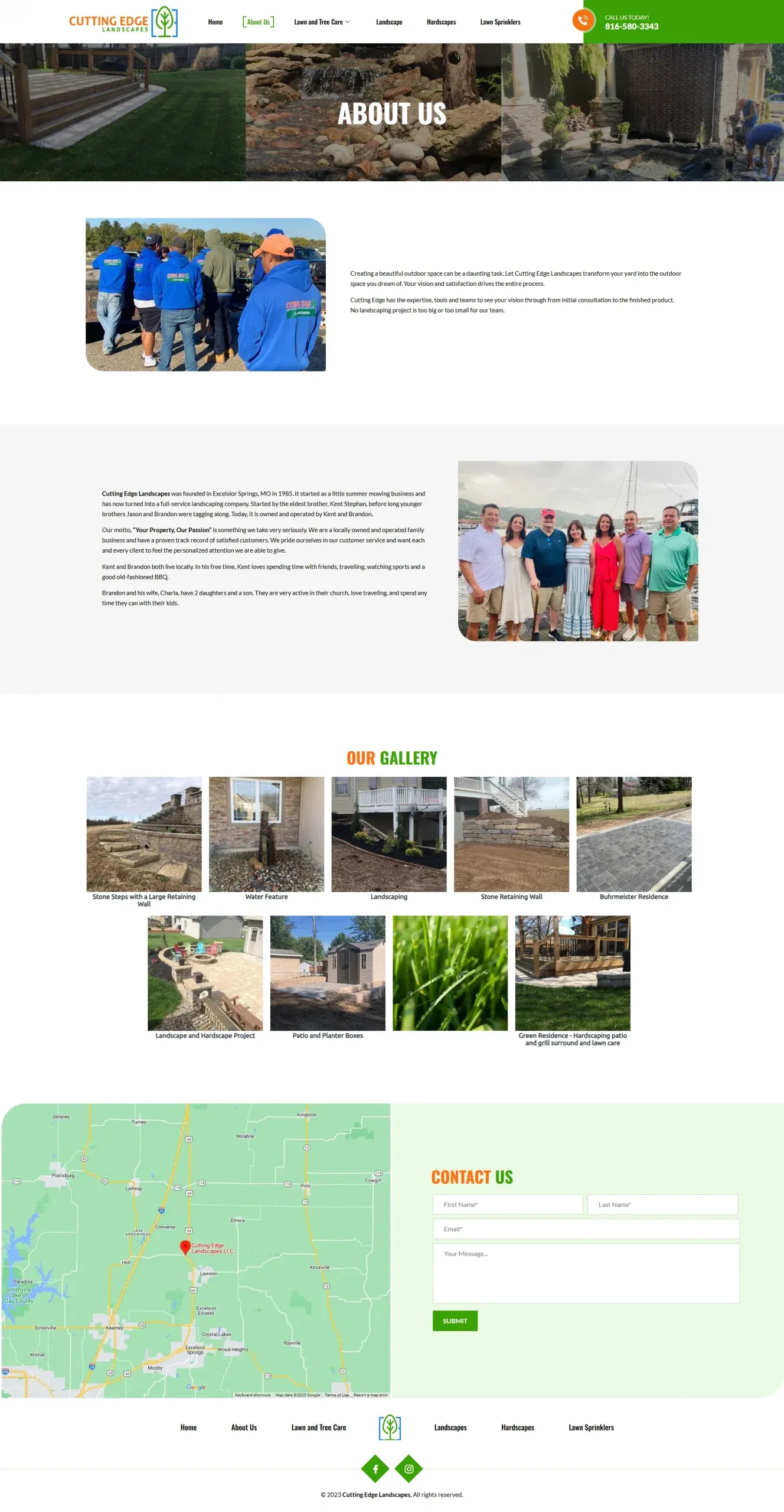 Cutting edge landscapes about Cutting edge landscapes about