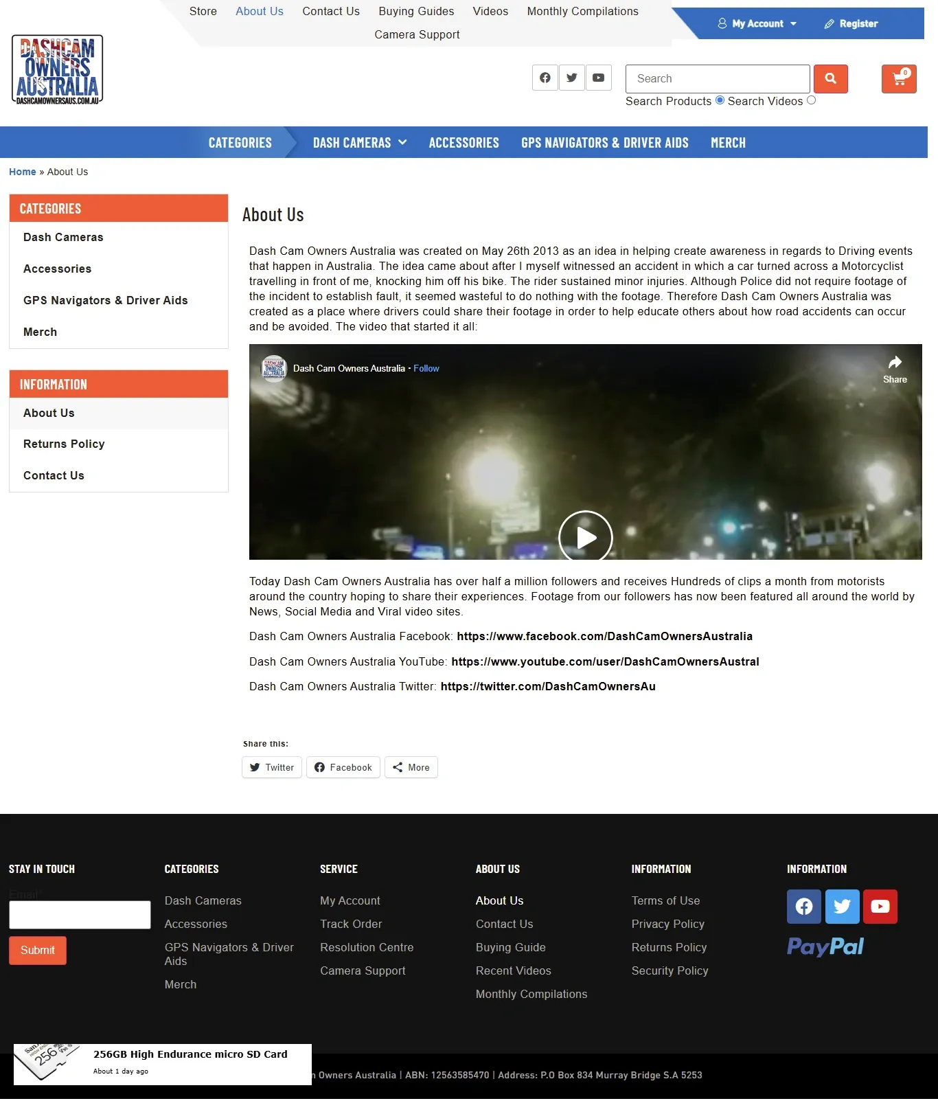 Dashcamownersaus about Dashcamownersaus about
