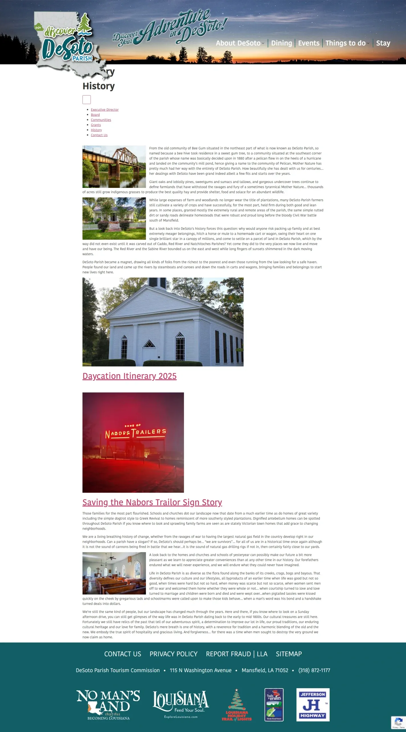 Discover desoto parish about Discover desoto parish about