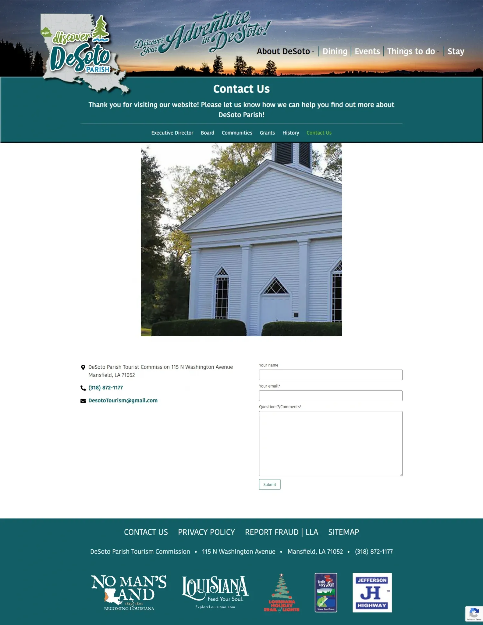 Discover desoto parish contact Discover desoto parish contact