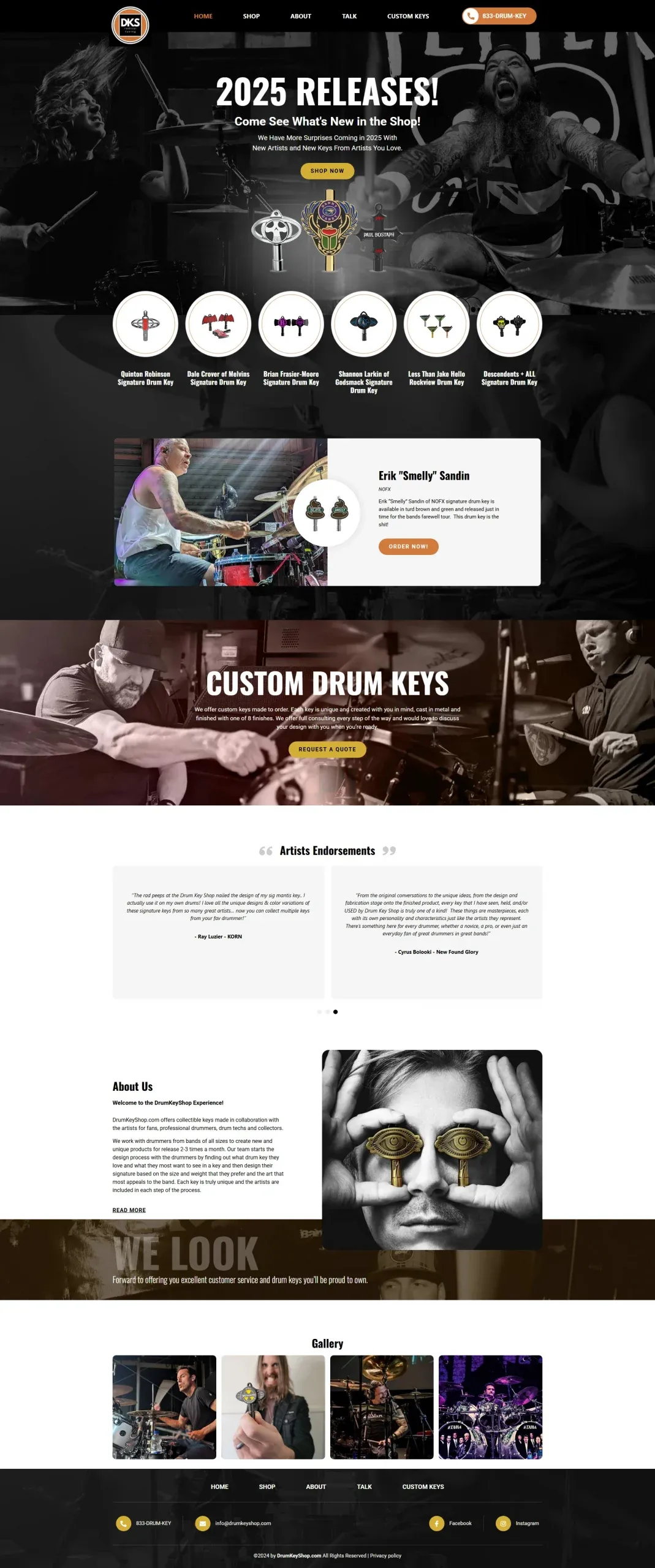 Drumkeyshop home Drumkeyshop home