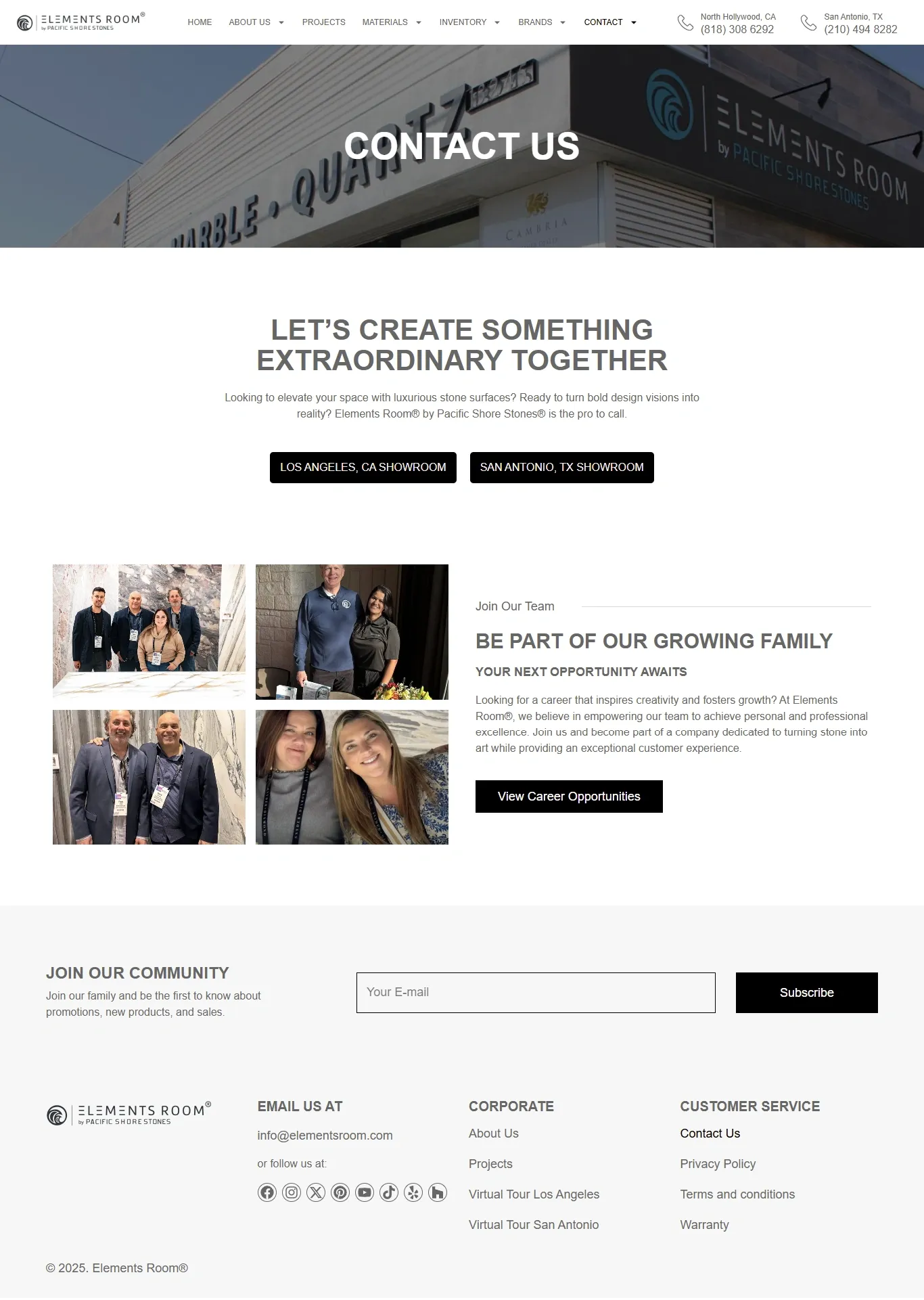 Elementsroom contact Elementsroom contact