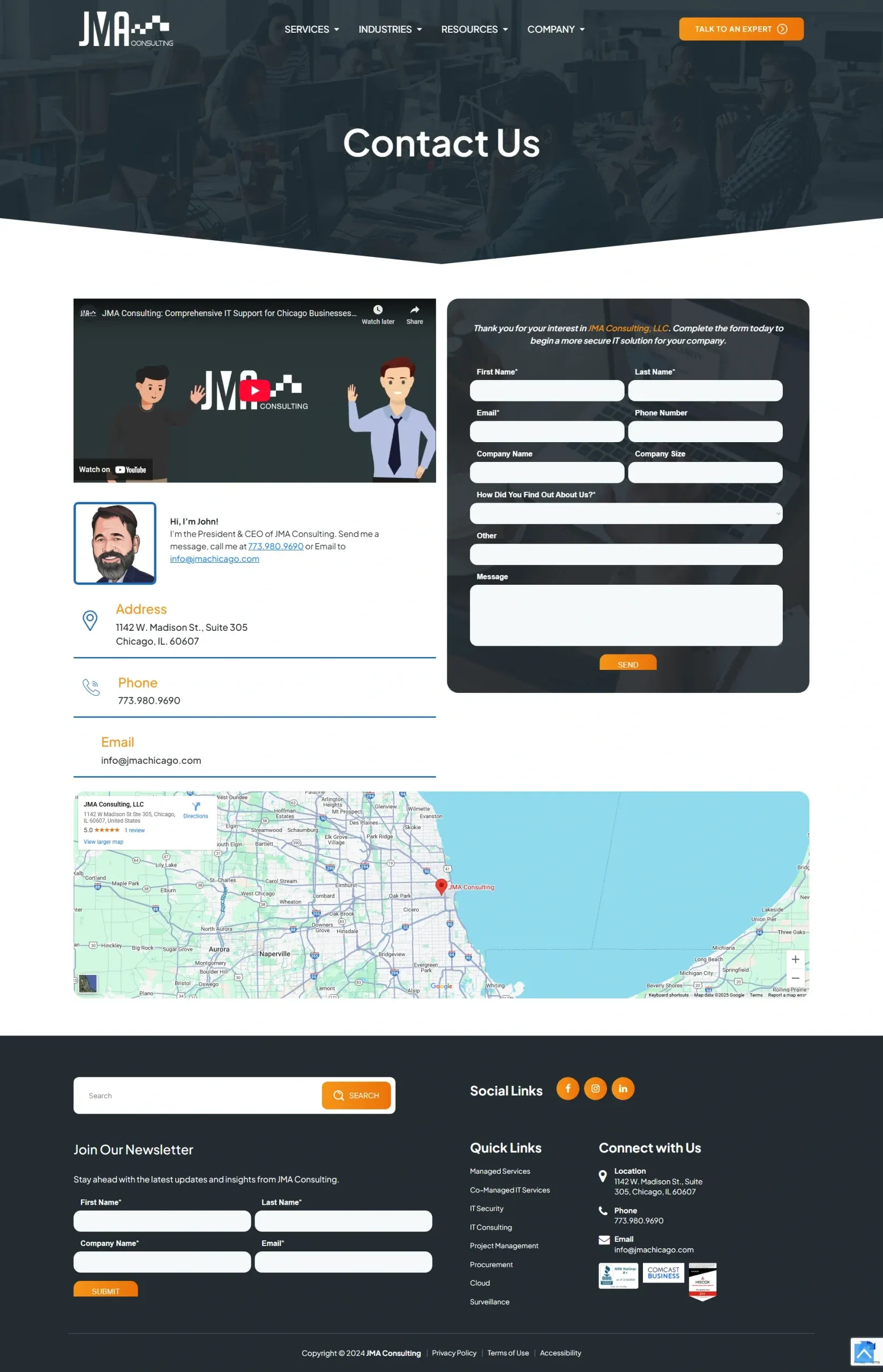 Jma chicago contact Jma chicago contact