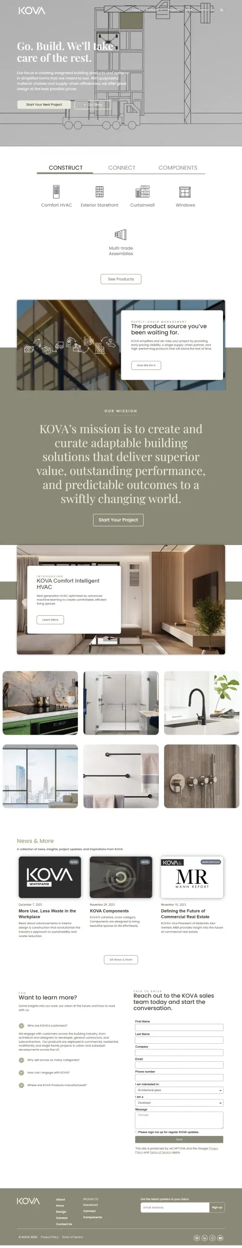 Kova products home2 Kova products home2