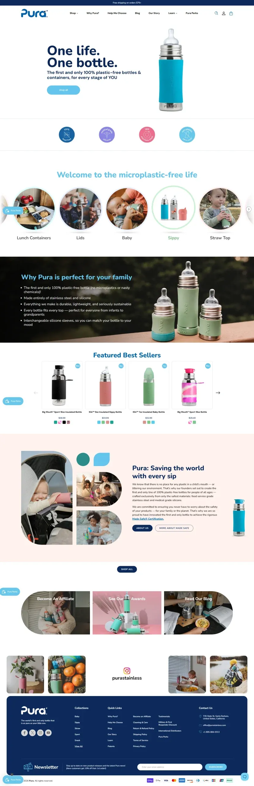 Purastainless home page Purastainless home page