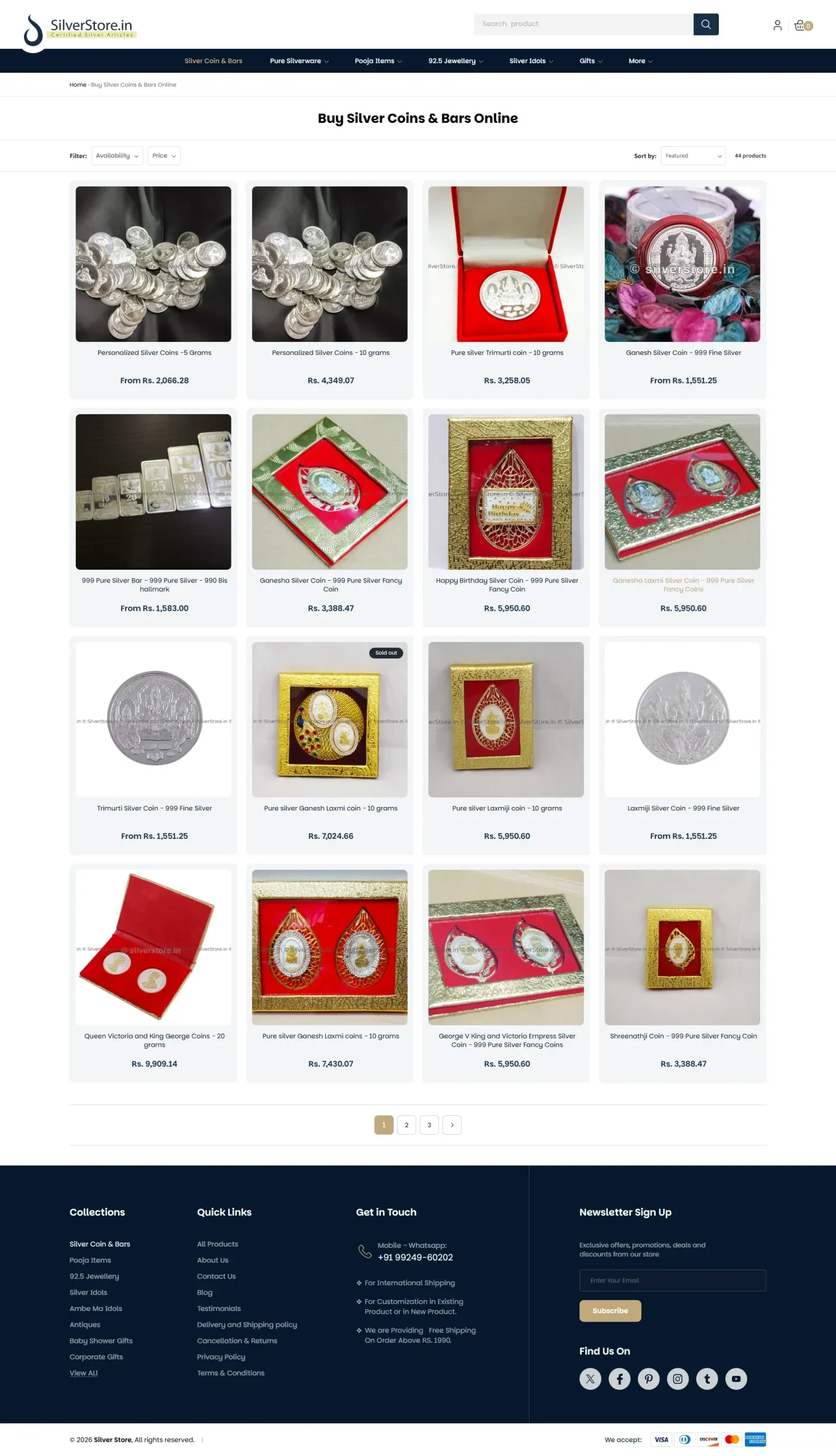 Silver store about us Silver store about us