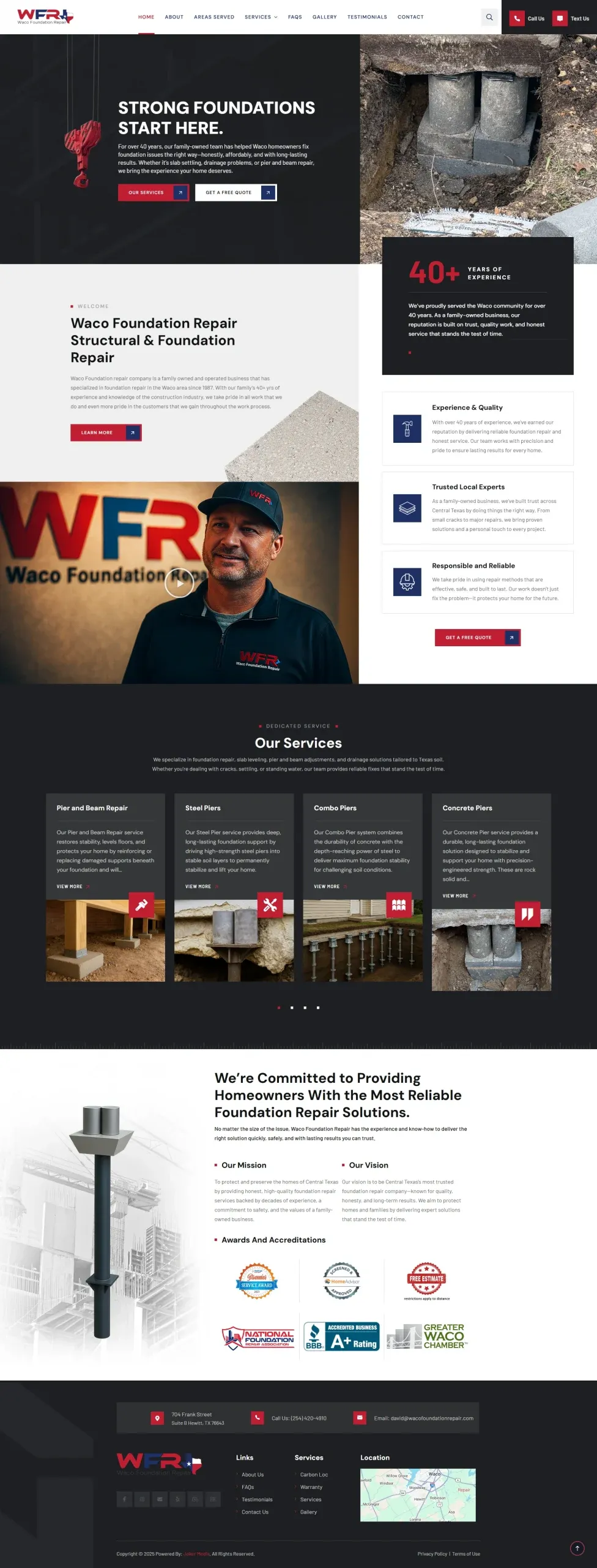 Waco foundation repair home Waco foundation repair home