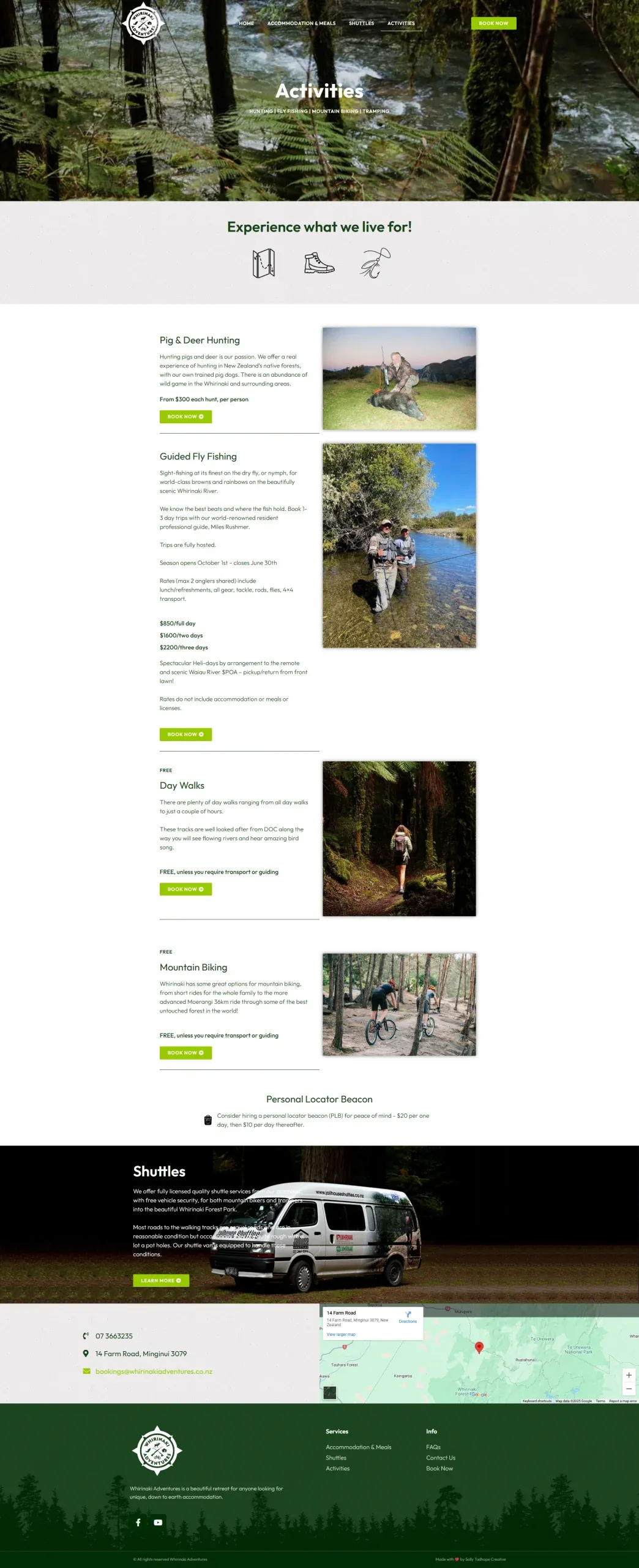 Whirinaki forest holidays activities Whirinaki forest holidays activities
